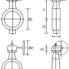 Aluminum Tomoe butterfly valve | KP-1010